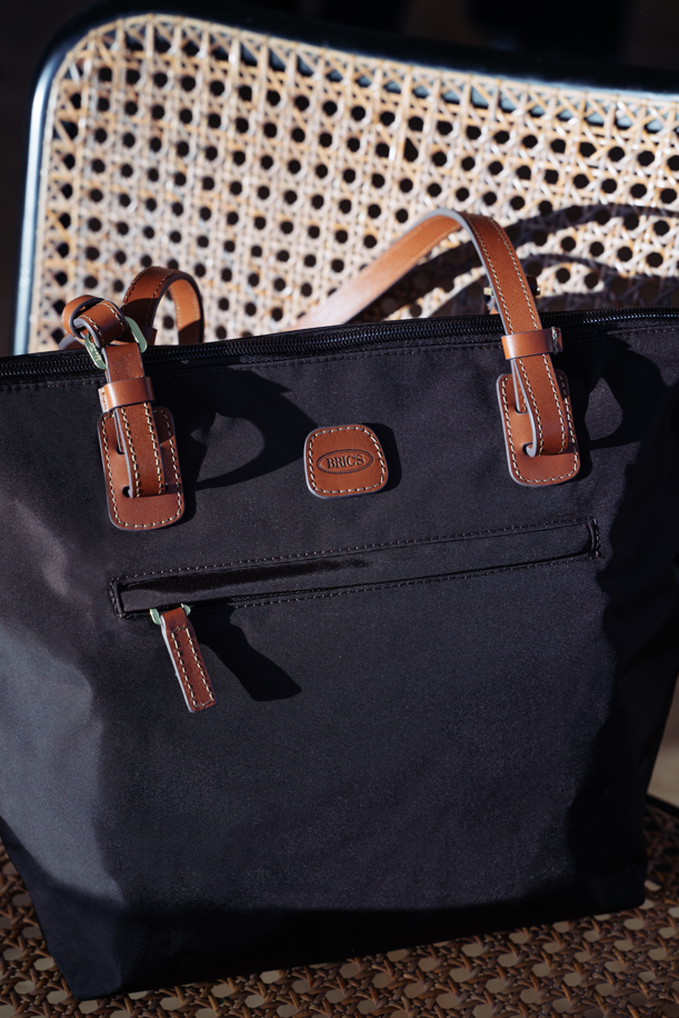 X-Collection Recycled fabric large Shopper Bag in Ocean Blue